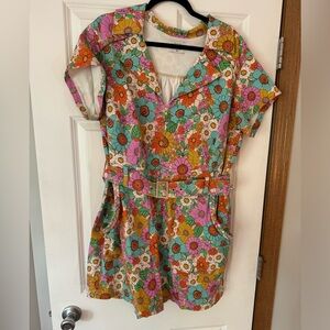 Show Me Your MuMu Floral Outlaw Romper